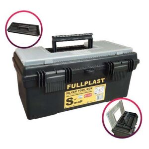 Caja plastica 16" con gavetero y bandeja 400 x 230 x 200 mm