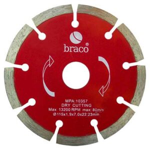 Disco diamant. segmentado 115 mm Braco