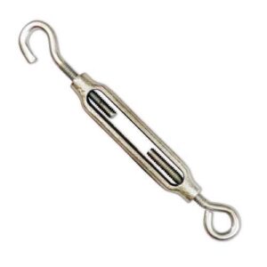 Tensor acero nodular ojo/gancho 3/8"