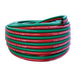 Manguera dual oxigeno / acetileno 8/8 mm goma x 50 mts.