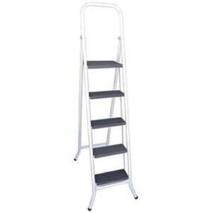 Escalera familiar de acero 5 esc. plásticos (1.65 mts.)
