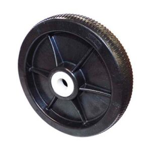 Rueda PP negro 200 mm buje nylon 19,2 mm