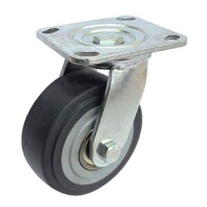 Rueda TPR / PP 125 mm base girat. (2 rulemanes)