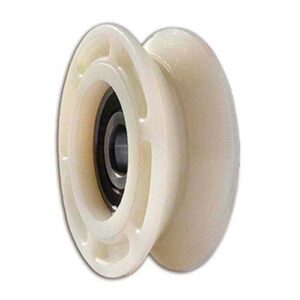 Rueda porton nylon "V" 105 mm (ruleman)