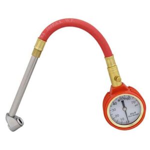 Medidor presion con manometro 0-70 lbs racord dual