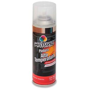 Pintura en aero 3 en 1 x 160 grs. negro alta temperatura