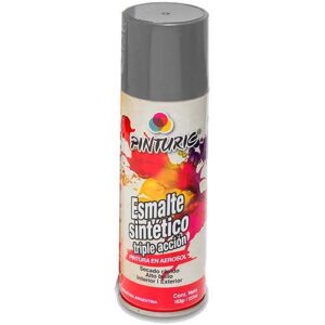 Pintura en aerosol 3 en 1 160 grs. plata