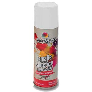 Pintura en aerosol 3 en 1 285 grs. blanco satinado