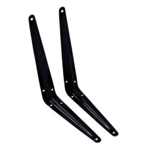 Soporte p/estante 250 x 300 mm negro