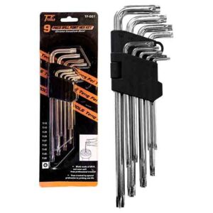 Juego llaves torx  largas livianas (9 piezas)