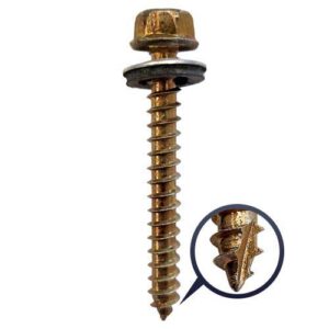 Tornillo hex. c/arand. p. aguja 14 x 2" (x 100 uds.)