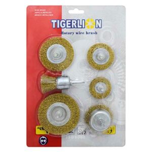 Set 6 cepillos para taladro Tigerlion