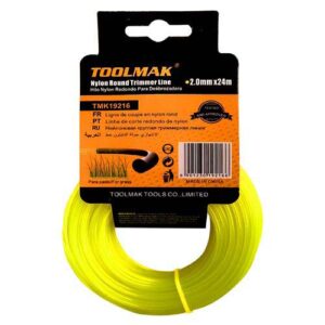 Tanza bordeadora redonda 2 mm x 24 mts Toolmak