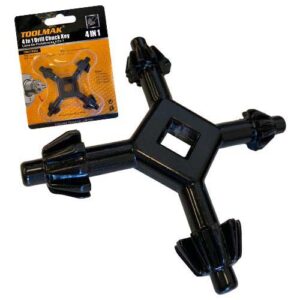 Llave para mandril 4 en 1