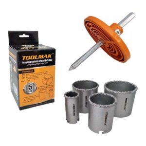 Juego copa broca tugsteno 5 pcs.