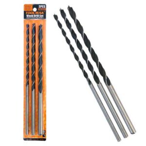 Juego mecha madera 8 - 10 - 12 x 300 mm